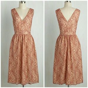 ModCloth Lace & Mesh Occasion Elation Dress sz XL
